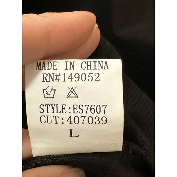 Fashion Nova black bucket list sweatshirt size Large - Picture 5 of 13